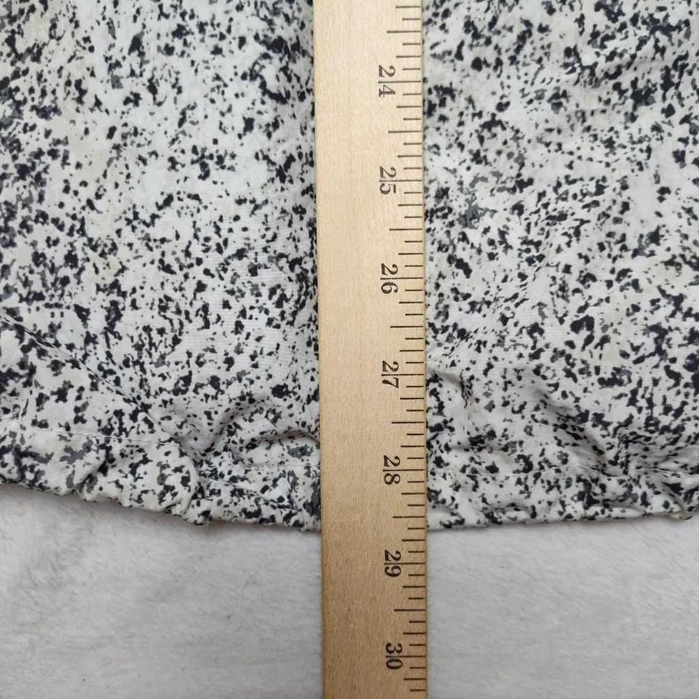 North Face Windbreaker‎ Mens XL White Flecked Hooded Full Zip Lightweight Jacket